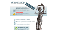 Desktop Screenshot of abmahnung.online-anwalt.org